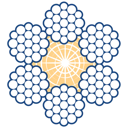 CelikRope 619 W FC - 6x19 W FC GENERAL USE STEEL ROPES