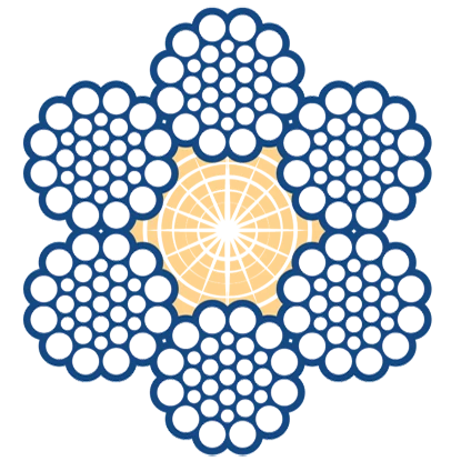 CelikRope 631 FC - 6x31 WS FC GENERAL USE STEEL ROPES