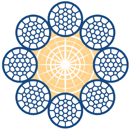 CelikRope K831 FC - 8x31 WS FC GENERAL USE STEEL ROPES